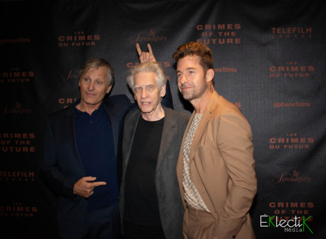 Viggo Mortensen, David Cronenberg et Scott Speedman