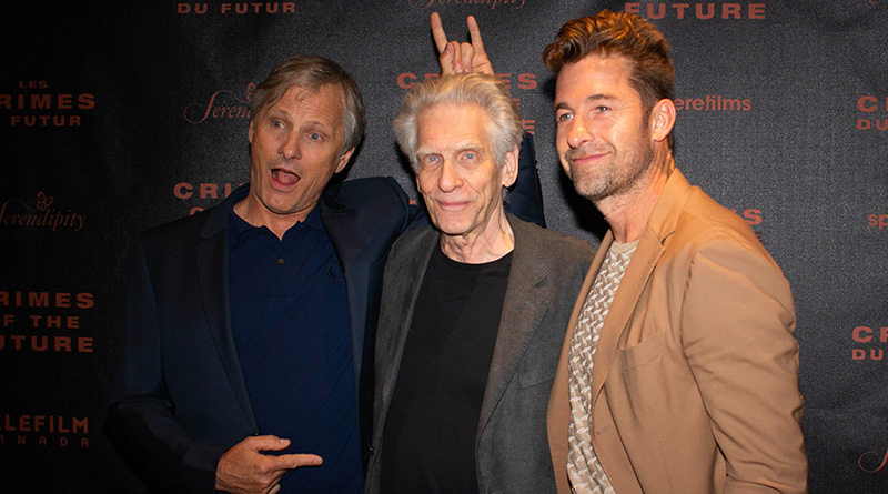 Viggo Mortensen, David Cronenberg et Scott Speedman